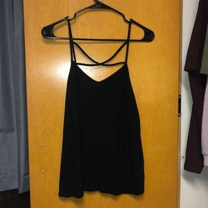 Black tank top